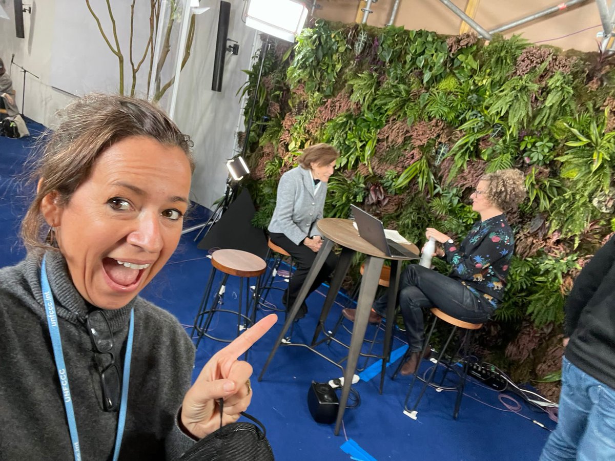Ocean day at #cop26 I met and interviewed so many incredible, inspiring people. I’m now filled with new hope knowing there’s a flotilla of brilliant people doing so much and pushing out the message to #ListenToTheOcean

And I had 5 glorious minutes with <a href="/SylviaEarle/">Sylvia A. Earle</a>