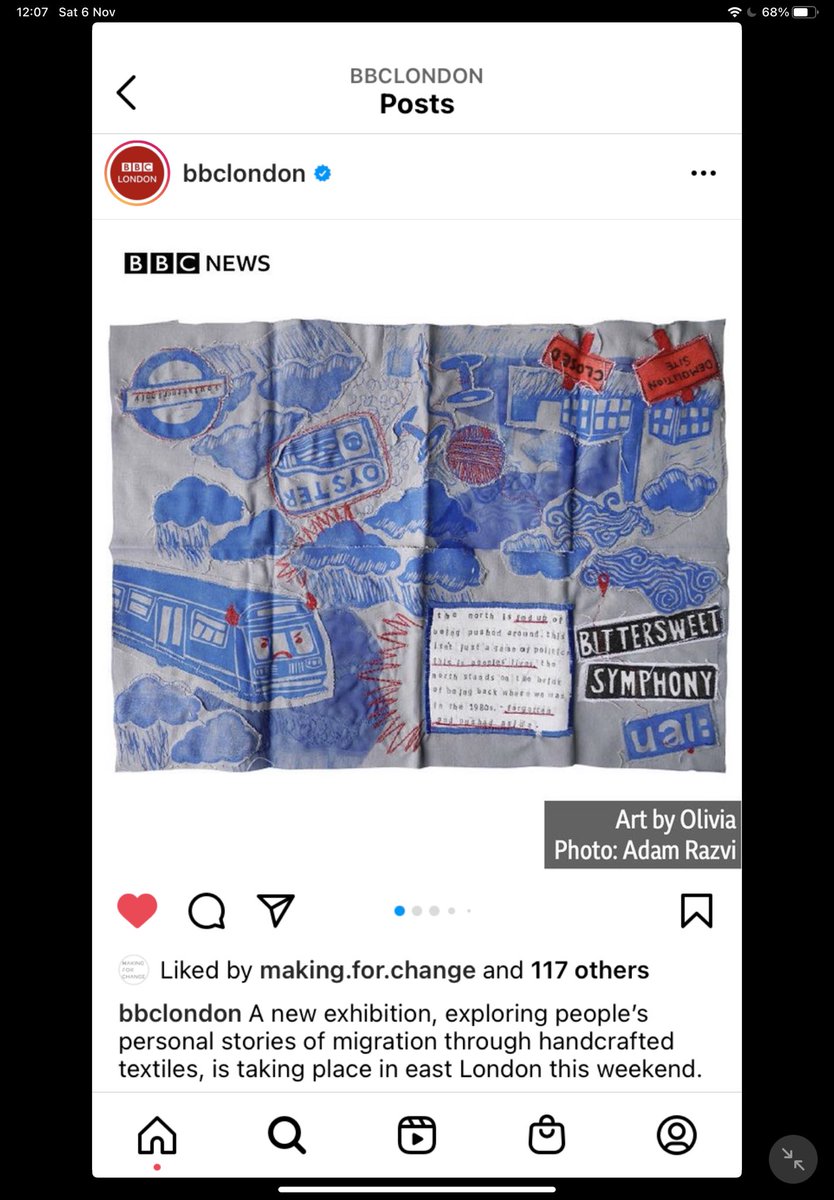 FitzroviaNoir's tweet photo. Great to see @BBCLondonNews picking up this important show bringing together the community of #AberfeldyStreet Poplar continues today/tomorrow at #MakingSpaceAberfeldy 48 Aberfeldy St E14 0NU @CarolineLucyMur @PoplarHARCA @EcoWorldLondon @meanwhile_space @thevents @LDN_Culture https://t.co/0j5F6e4GDB