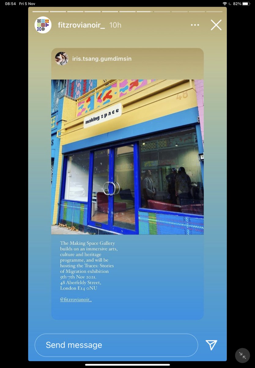 FitzroviaNoir's tweet photo. Great to see @BBCLondonNews picking up this important show bringing together the community of #AberfeldyStreet Poplar continues today/tomorrow at #MakingSpaceAberfeldy 48 Aberfeldy St E14 0NU @CarolineLucyMur @PoplarHARCA @EcoWorldLondon @meanwhile_space @thevents @LDN_Culture https://t.co/0j5F6e4GDB