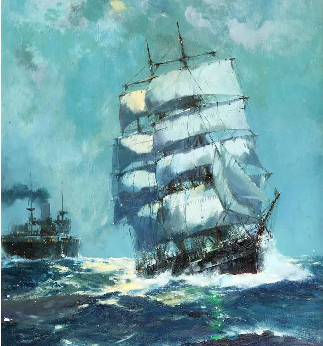 RT @jorgemolina28: Sail and Steam

Frank Henry Mason
English Painter , 1875 - 1965

oil painting
. https://t.co/y2Ak459AhI