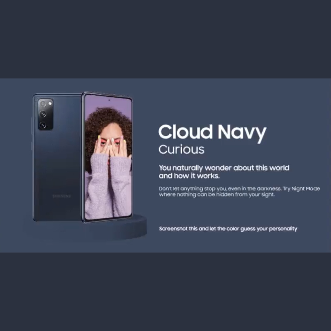 Onlyfeonce's tweet photo. @samsungID Cloud Navy yuhuu
#BeFunatic #GalaxyS20FE @samsungID
@Igotmarklee @vnillacrmchoco @somerain_ https://t.co/vZSBUbkH3H