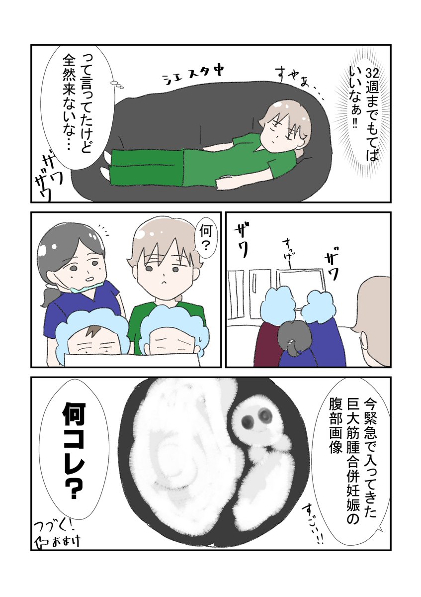たまにはそれっぽい話しよう
てなわけで『巨大筋腫合併症妊娠』です!
#漫画が読めるハッシュタグ 