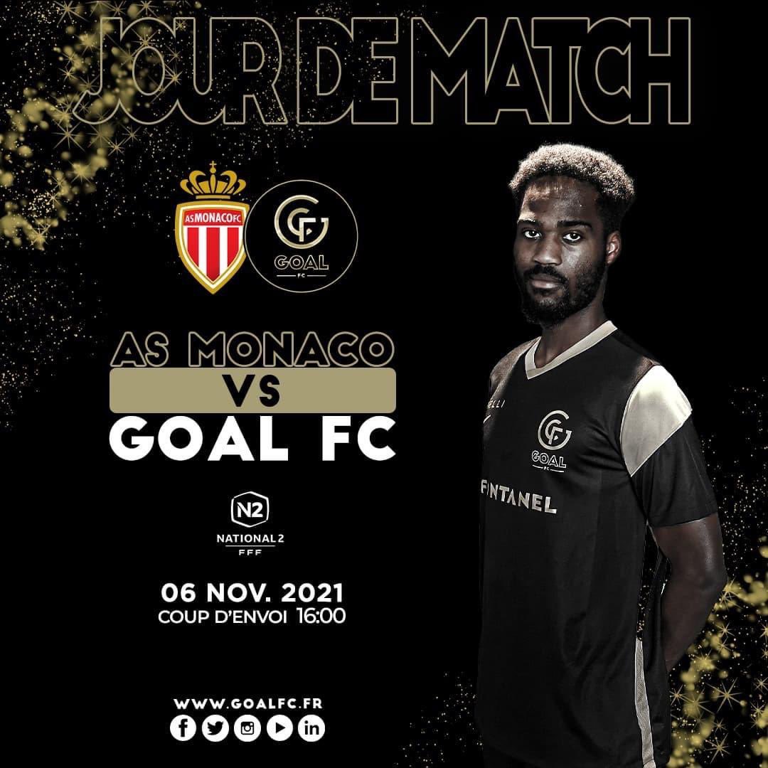 ⚫🟡 JOUR DE MATCH 🟡⚫️

Notre équipe N2 défie la réserve de l'<a href="/AS_Monaco/">AS Monaco 🇲🇨</a> aujourd'hui à 16h00⏱️
Une grosse affiche en perspective face au 7ème de la poule, qui est sur une belle série de 3V et 1N sur les 4 derniers matchs…

Suivez le match en direct sur FFF tv 📺