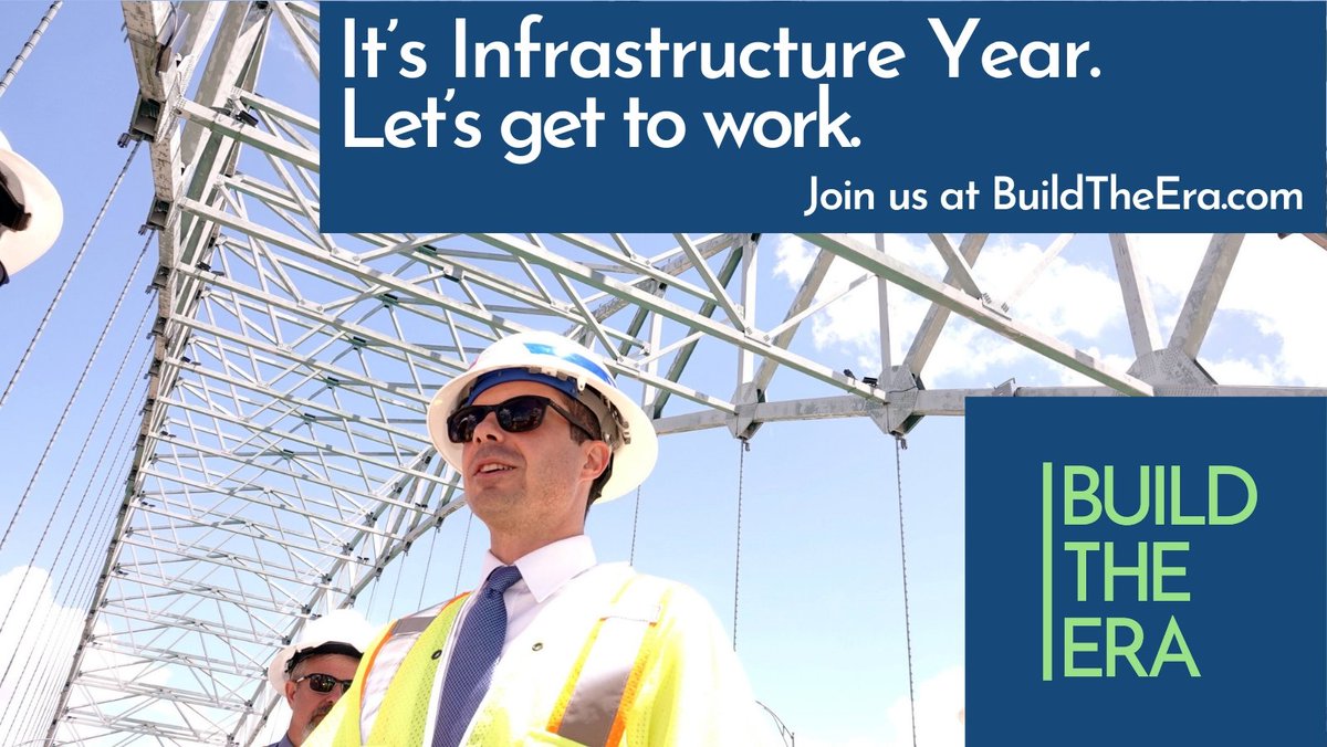 JTrea81's tweet photo. It's a beautiful morning as the sun comes up on our country. From the American Jobs Plan to the Bipartisan Infrastructure Framework to the Infrastructure Investment and Jobs Act, there were a lot of twists and turns, but finally it is #InfrastructureYear. Let's go #BuildTheEra! https://t.co/pjSprfYG0e