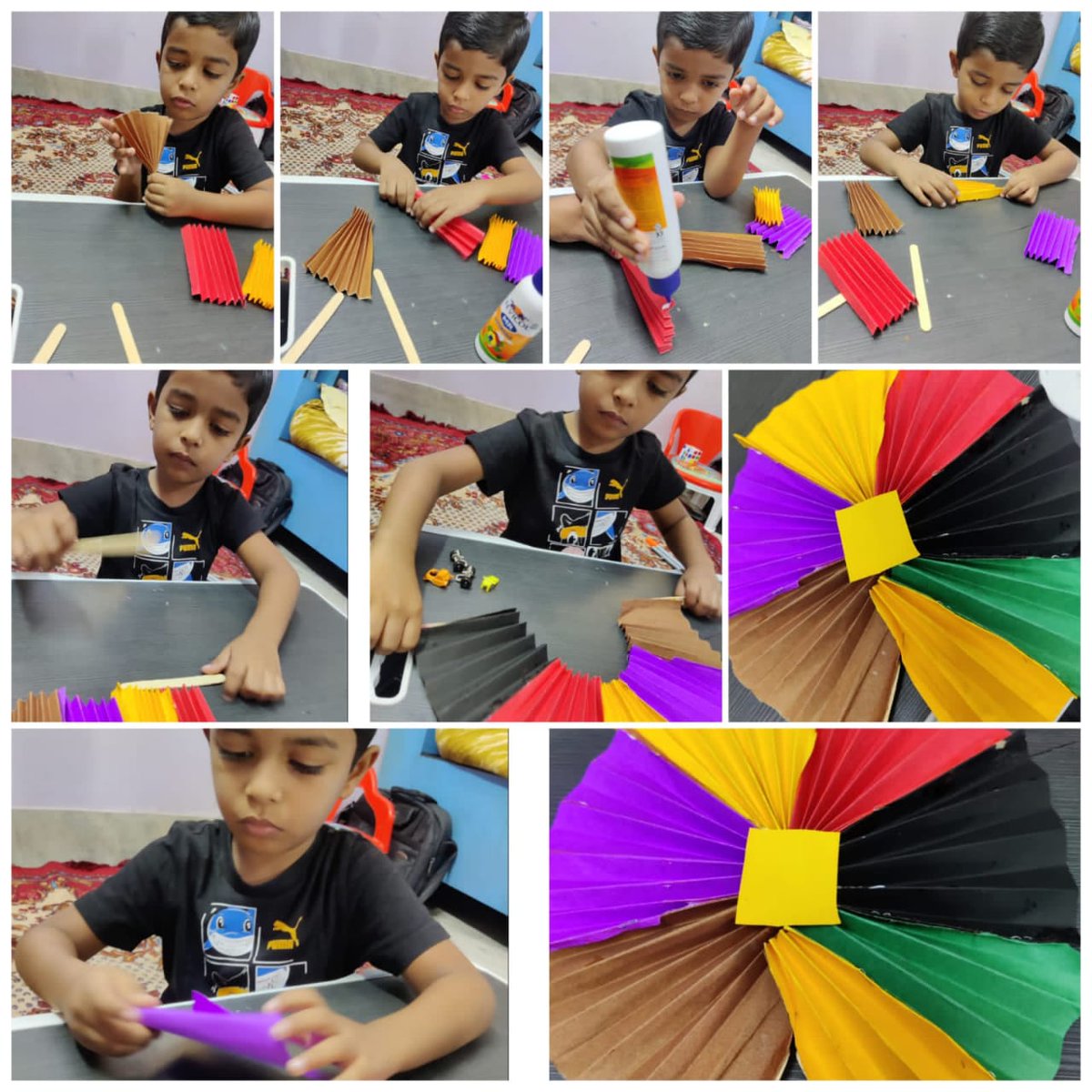 SAI_Edu_In's tweet photo. Fun Saturday
Today was a Fun Saturday our tiny tots of Play Group enjoyed a virtual healthy breakfast together and made a toy fan with colourful papers. We could see our children becoming independent while having breakfast.
#SaturdayFun
#LinguisticSkill https://t.co/CyJ4ZW6n3U