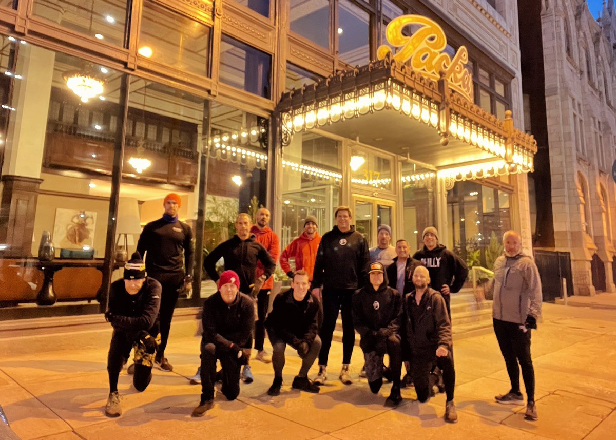 F3Philly's tweet photo. F3Philly AAR 11/06/2021
There was a ruck. Rucking was done.
Then there was an @F3Einstein led Q from Love Park to City Hall and then to the Packard Building in honor of @cspanf3 (our founder) - burpee-free zone (many flying squirrels)
We also welcomed FNG JoJo! https://t.co/i4t75keEFx