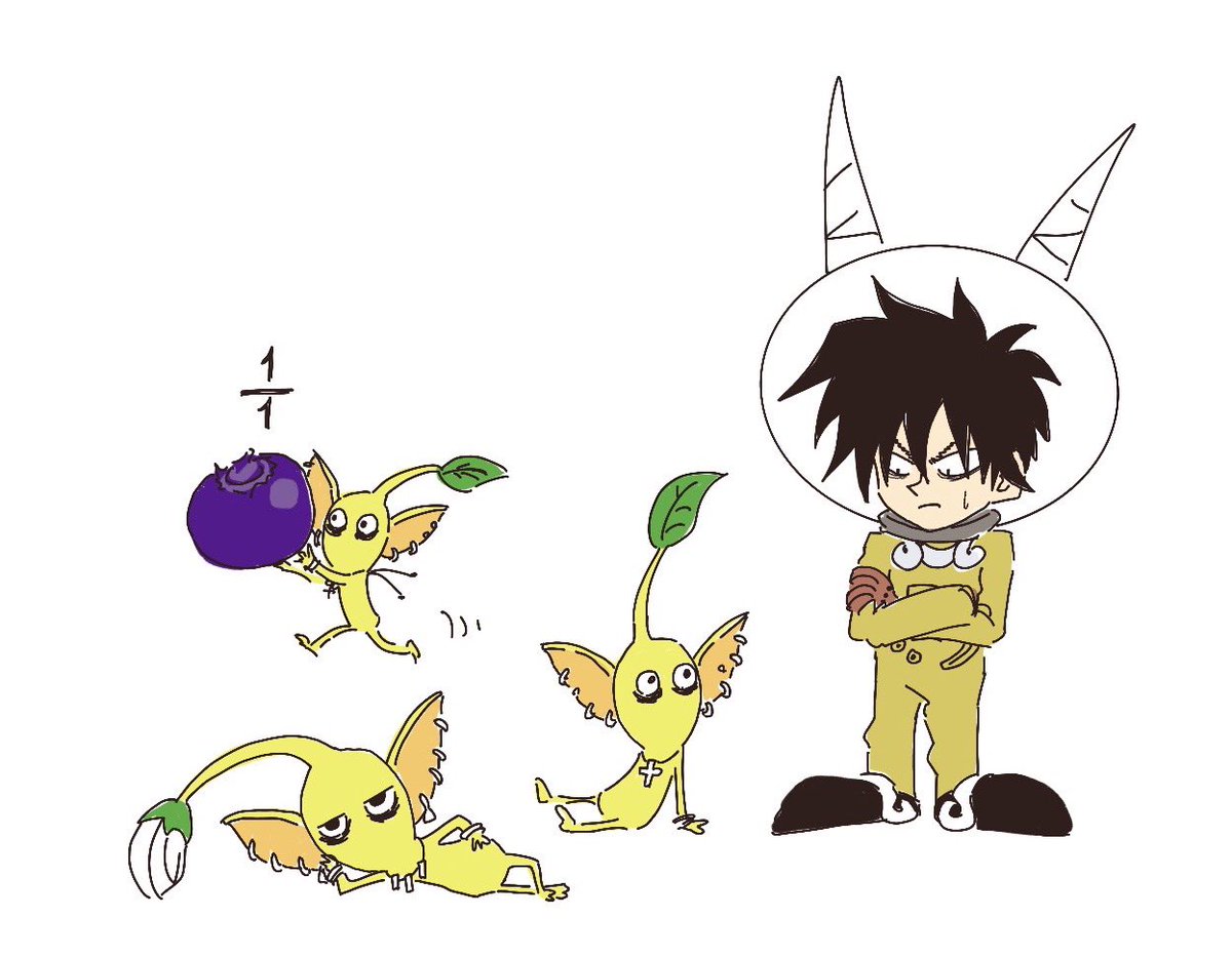 【過去絵】
自分もインストールしちゃったのでついでに(?)去年描いた黄色王ちゃ再掲してもいいですか!イイぜ!
黄色いやつ引っこ抜いたら王天君って名前つけるんだー!