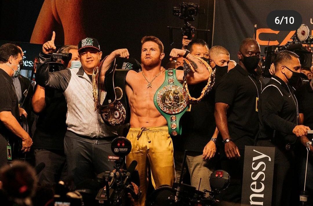 fans_canelo's tweet photo. ES HOOOOOY, ESTÁ NOCHE HAY 1ER CAMPEÓN INDISCUTIDO DE LAS 168 LIBRAS. @Canelo #TEAMCANELO #VAMOSAUNIFICAR 👊🔥💪💪 https://t.co/gO6XiDUsoX