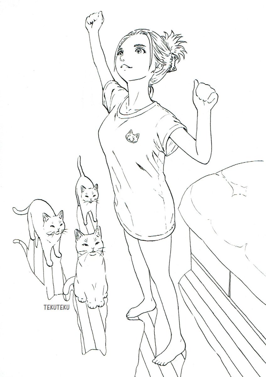 #線画 
 #illustration 
 #オリジナルイラスト 