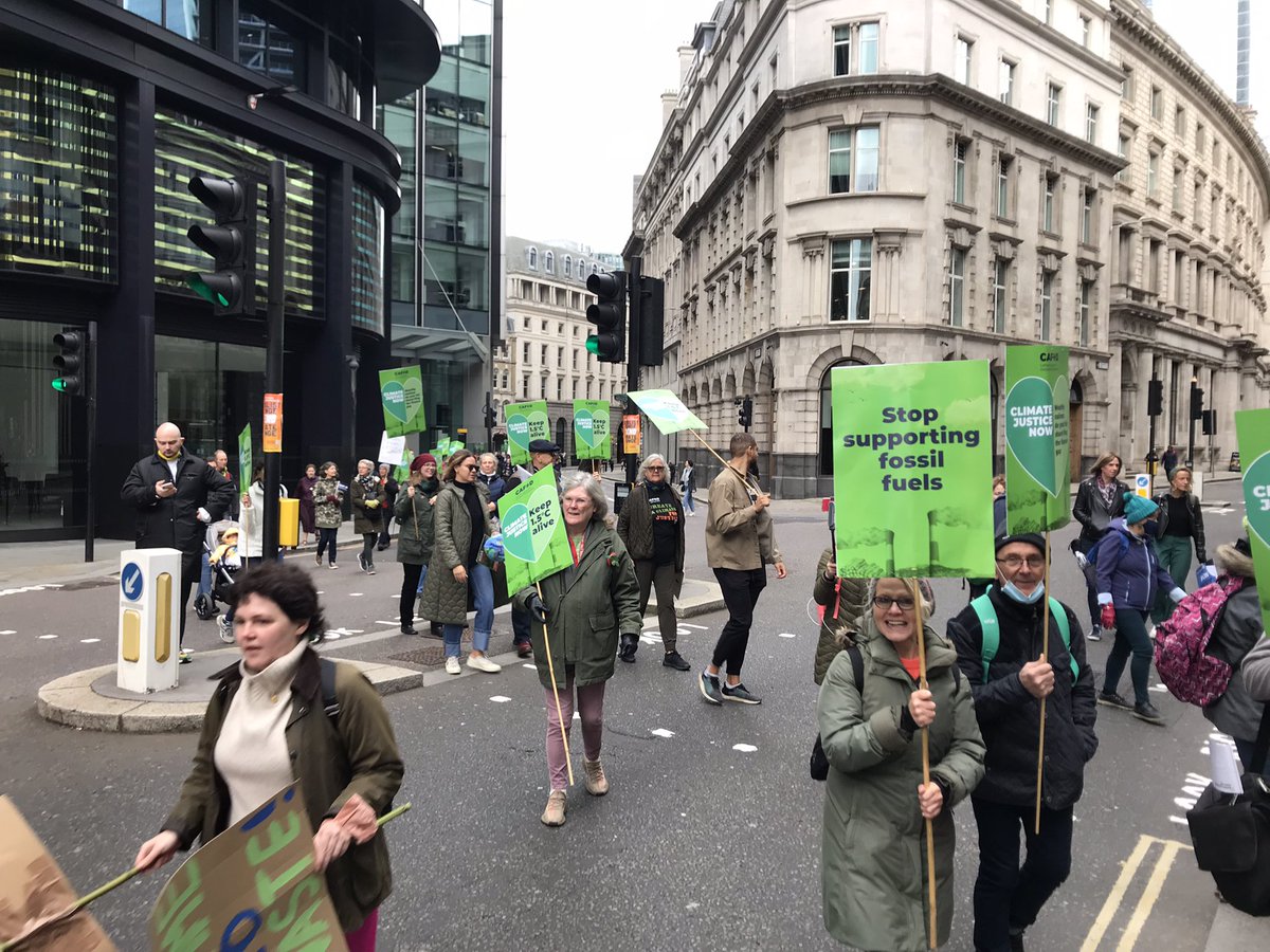 GrahamGordon4's tweet photo. Getting ready to march in London for #ClimateJustice with @CAFOD and thousands of others. #COP26 @CIDSE https://t.co/3Ez0O7kTOU