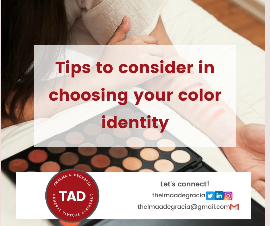 ThelmaVirtual1's tweet image. ✅Just like the election campaign, you need to choose the right color palette for your business to stand out among your competitors. 

👉think of your business’s vision and mission,
👉what services do you offer? 
👉what are your target audiences?

#coloridentity #colors #VA