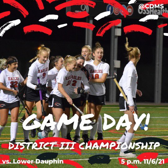 HAPPY FINALS GAME DAY!!! The Eagles head to Landis Field to take on LD in the District 3 final at 5pm. Tickets are $8, come out and support CVFH! Go Eagles #neversettle