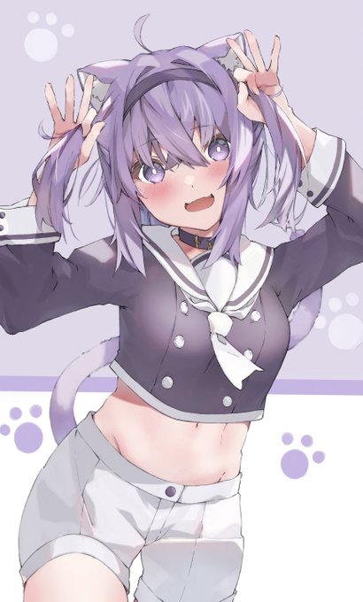 ツイン手～
#絵かゆ 