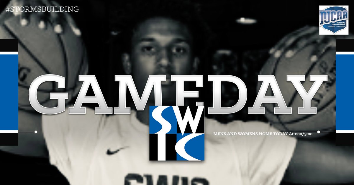 FIRST HOME DOUBLEHEADER OF THE YEAR TODAY! 
WOMEN TAKE ON LEWIS AND CLARK AT 1:00 
MENS TIP OFF VS SE MISSOURI PREP AT 3:00
#STORMSBUILDING
