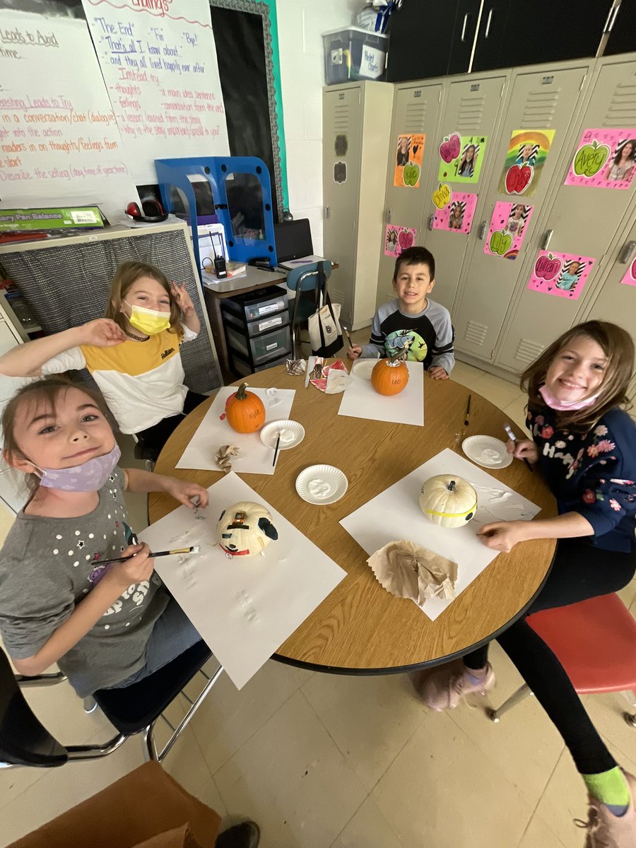 After a crazy week, my class took a break from the usual to practice using details to describe characters on the inside and out by creating character pumpkins! We had so much fun planning, designing and sharing them! Special thanks to <a href="/redwagonfarm/">Red Wagon Farm</a> for their pumpkin donations!