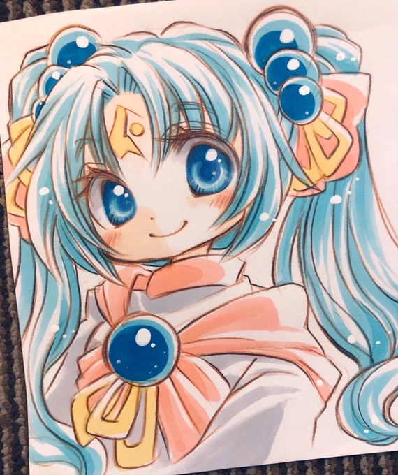 看板娘なので「すっごく可愛い!!」と言ってもらえるようにもっと可愛く描けるようになりたい…!
#うちの子 