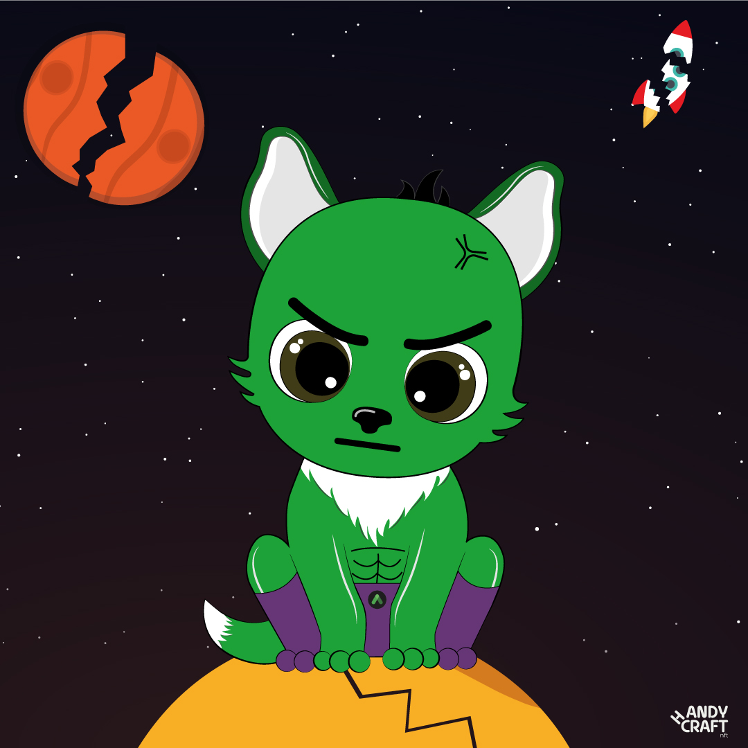DigitalTokenArt's tweet photo. Last 2 pieces of our collection "Baby Wolf" are for sale on @knowhere_art ! 🐺

Don’t let them get away &amp; join the lunatics "BabyWolf" family!

@StarTerra_io @anchor_protocol 

#NFT #NFTs #TERRA #LUNAtics $UST #handmade #digitalart #artwork #sell #knowhereart #Babywolf #space https://t.co/uGNk3K9D7H