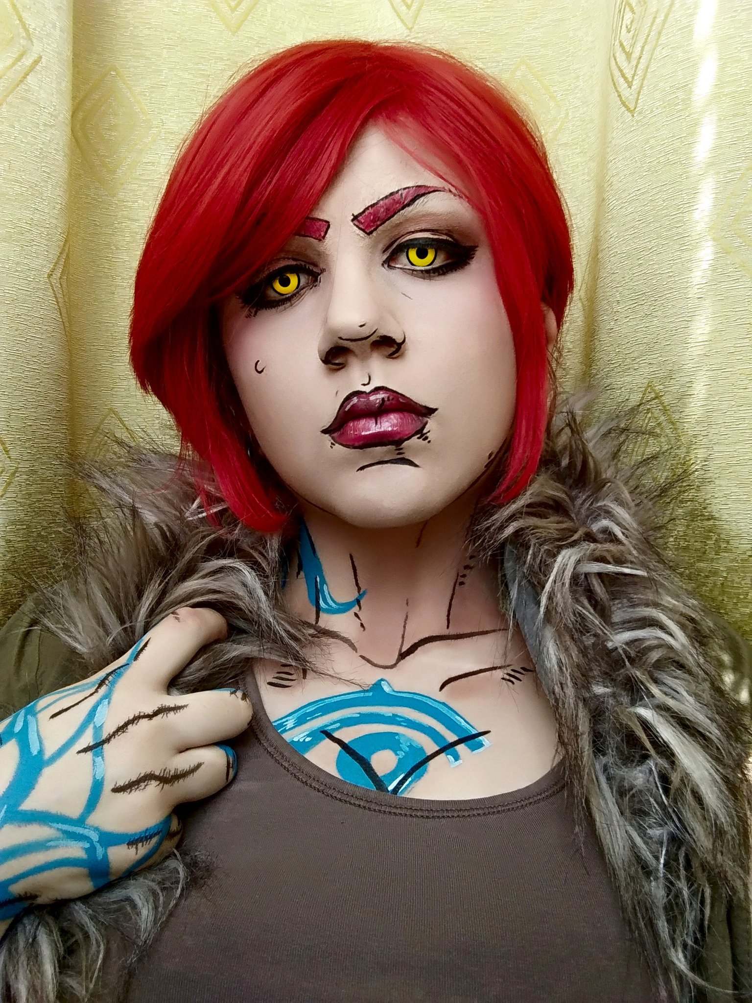 нασѕ gαllєяу 🔞 on "My cosplay makeup test for Lilith from Borderlands https://t.co/YEDN8DySiM" / Twitter