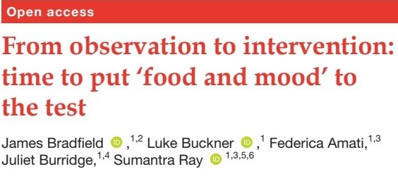 braddybradfield's tweet photo. Calling all articles on Food, Mood &amp; Mental Health 🧠🍊 our editorial, detailing some of the challenges in this broad, yet technical area, is now live on @BMJNutrition

Read: https://t.co/GZ6mwMcF2A https://t.co/BfJR07V6vq
