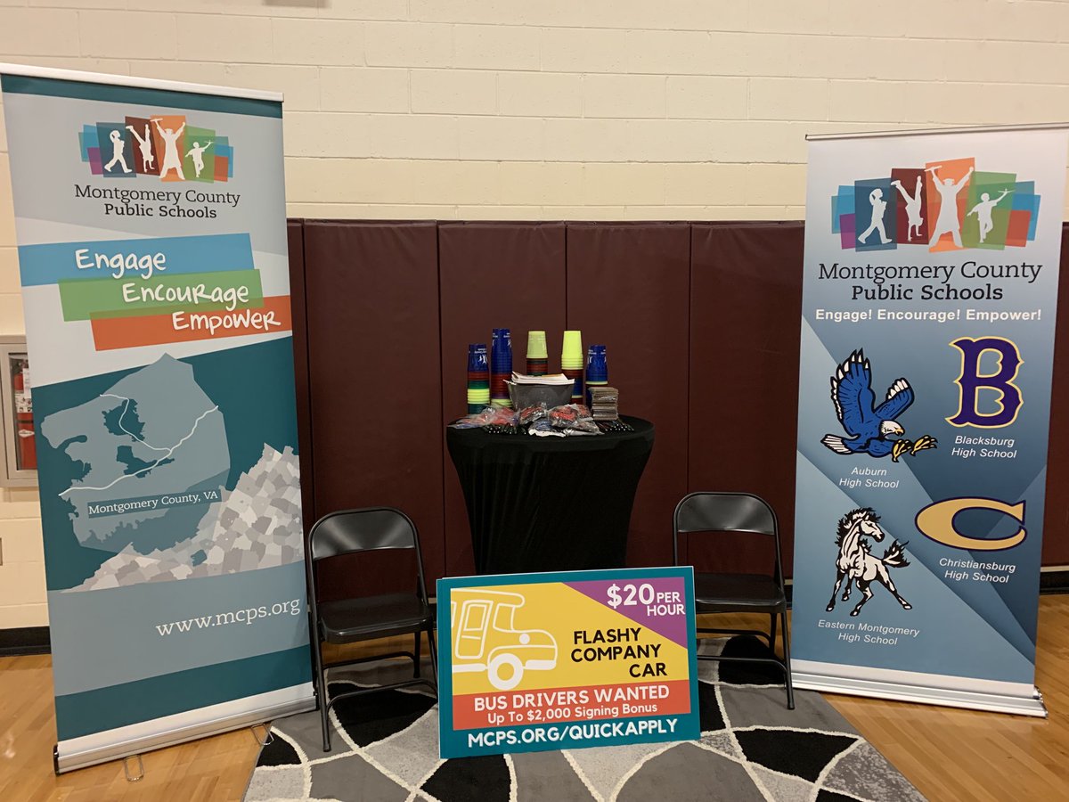 We’re hiring!  Come see us at the EMES Fall Craft Fair today 9-2! #ThisisMCPS  ⁦<a href="/mcps_va/">MCPS</a>⁩