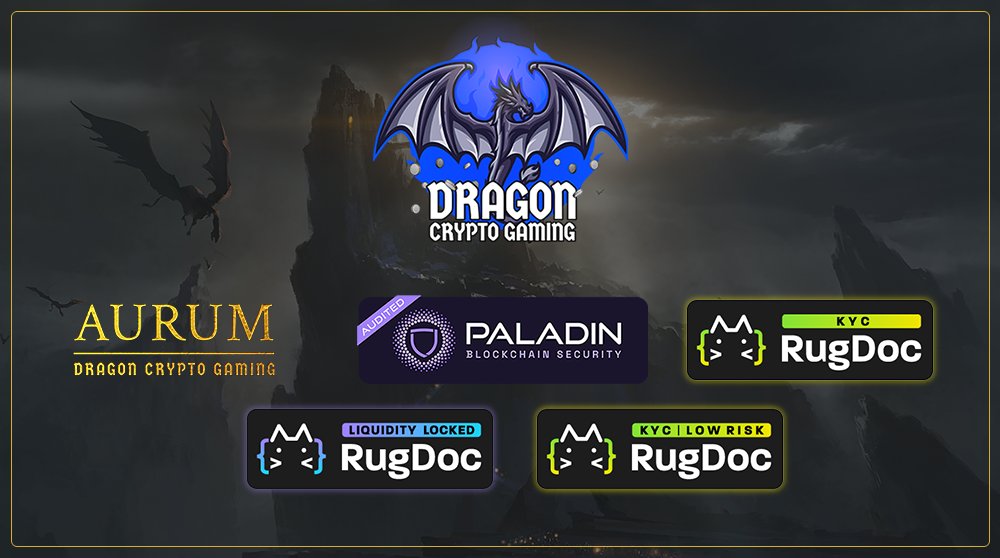 DCGgamefi's tweet photo. The Dragon has left the lair. A new adventure in a quest for Aurum is nigh.

Dragon Crypto Gaming is proud to present our Layer 2:AURUM with our new token $DCAU. This is the start of our P2E platform with yield farm integration.

Farming starts on 8th of November 11 AM UTC.
#AVAX https://t.co/nPkaJgeCFq