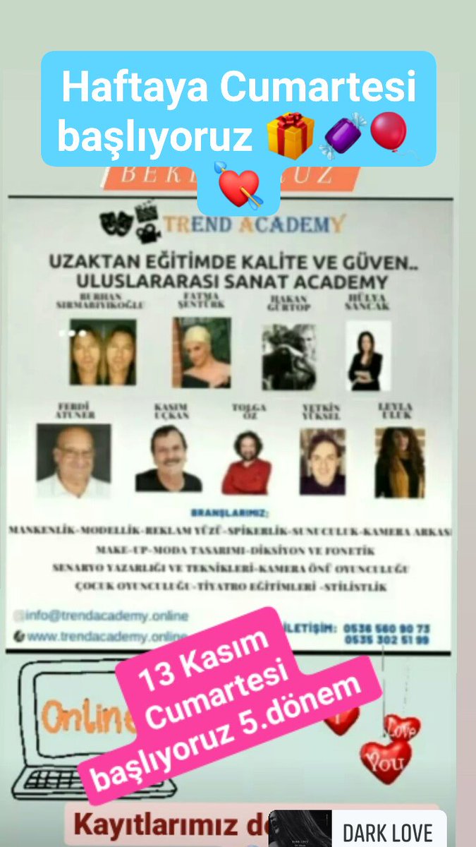 13 Kasım Cumartesi başlıyoruz 5.dönem Eģitimlerimiz Başlıyor ❣
trendacademy.online