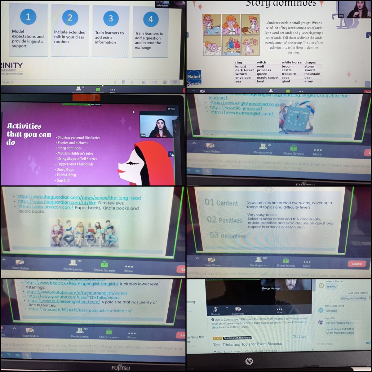 PilarCentre's tweet photo. Attending the ACEIA Conference online. So many useful things! Thank you @aceiandalucia 👏🏻👏🏻
#aceia #learningalanguage #alwayslearning #conference #teachertraining #teacherslearning https://t.co/1AvXBrrcpo