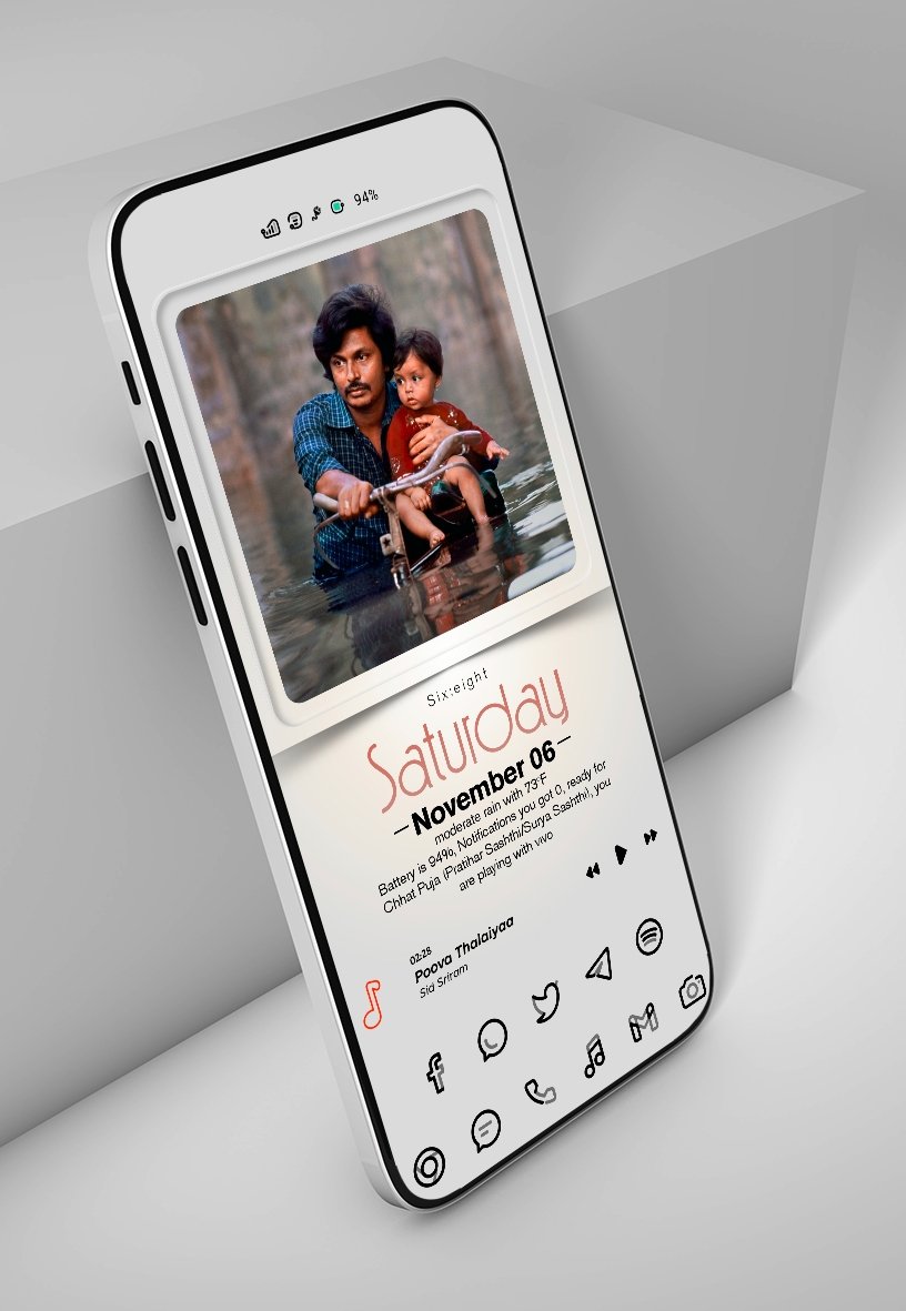 inbaraju_d's tweet photo. TODAY'S MY HOME
Wall by me.Original Image by @McCurryStudios
#Kwgt #Widget #Cream by @LOKESHCHAUHAN78
#Icon #Aline_Black by @vukandric @One4Studio
Overlay provide by @caterina_o
#Statusbar by @Sone_Vibrant
#Hs2i #Template by @andro_idfans https://t.co/uF8gisToyn