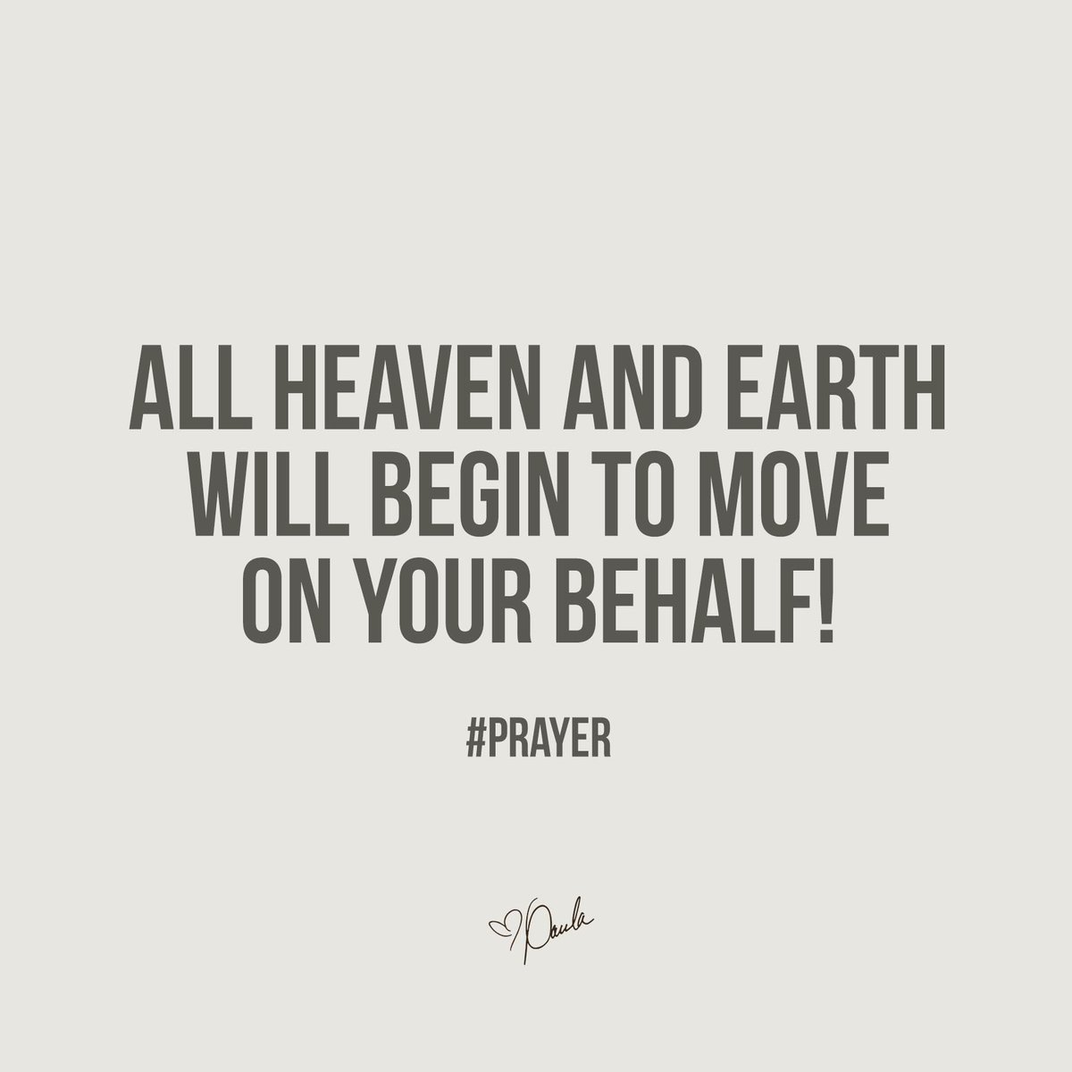 Paula_White's tweet image. WHEN YOU PRAY- all Heaven and earth begin to move on your behalf!