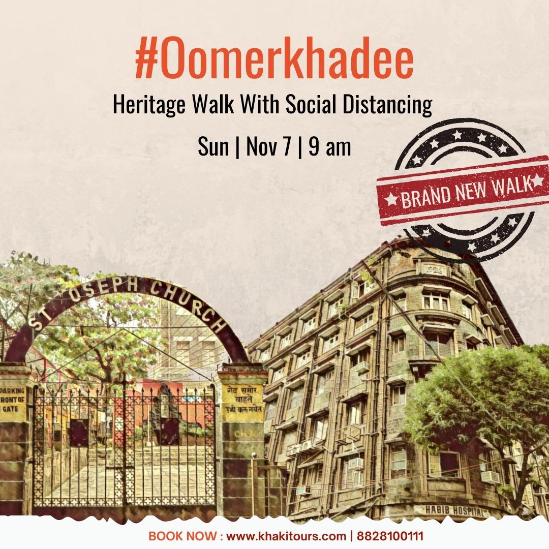Khaki_Tours's tweet photo. Start your Sunday exploring the heritage of one of Mumbai's busiest precincts on our #Oomerkhadee walk

#KhakiTours #DiscoverMumbai #MumbaiHistory #MumbaiHeritage #Mumbai #BombayHeritage #History #Mumbai #Umerkhadi https://t.co/2vcL0xWCrB