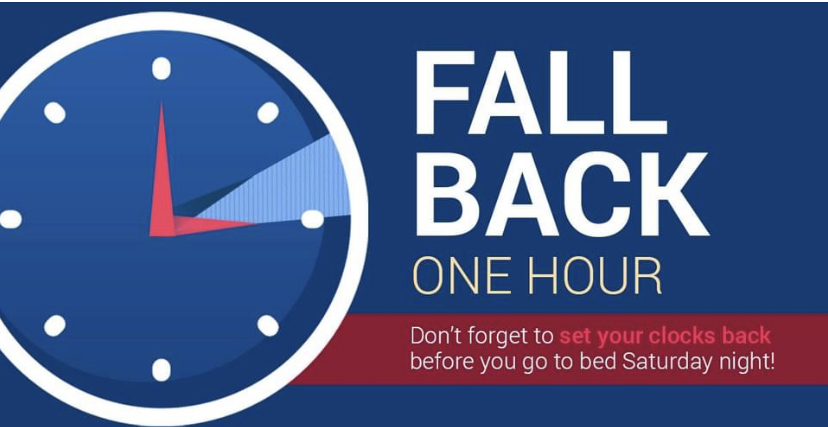 cs9722's tweet photo. Don't forget to turn your clocks back before you go to sleep  Saturday night!. Daylight Savings time ends on Sunday 11/7/2021 https://t.co/5Kybjy5IB9