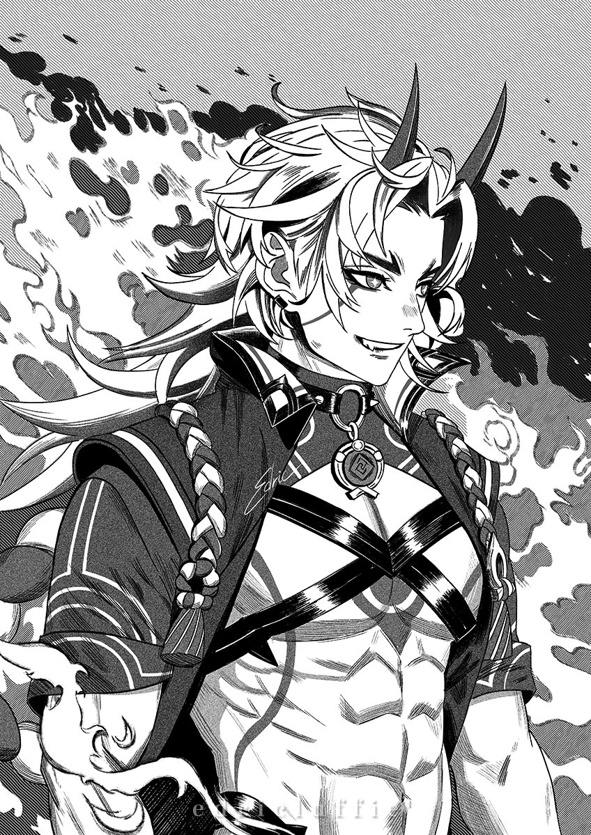Genshin Impact arts are cropped, because I haven't post them individually yet 😉 