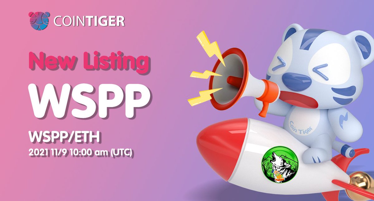 HotCryptoNewsN's tweet photo. $WSPP/$ETH  will be listed on the #CoinTiger exchange on 09.11.2021 at 10.00 UTC. #CoinTigerNewListing @RoboWolf8 @CoinTigerEX

Currently available on #SushiSwap (Polygon) #QuickSwap #XTcom #Finexbox 

#newlistings #newcoinlisting #crypto #cryptonews https://t.co/awnpD8GR2L