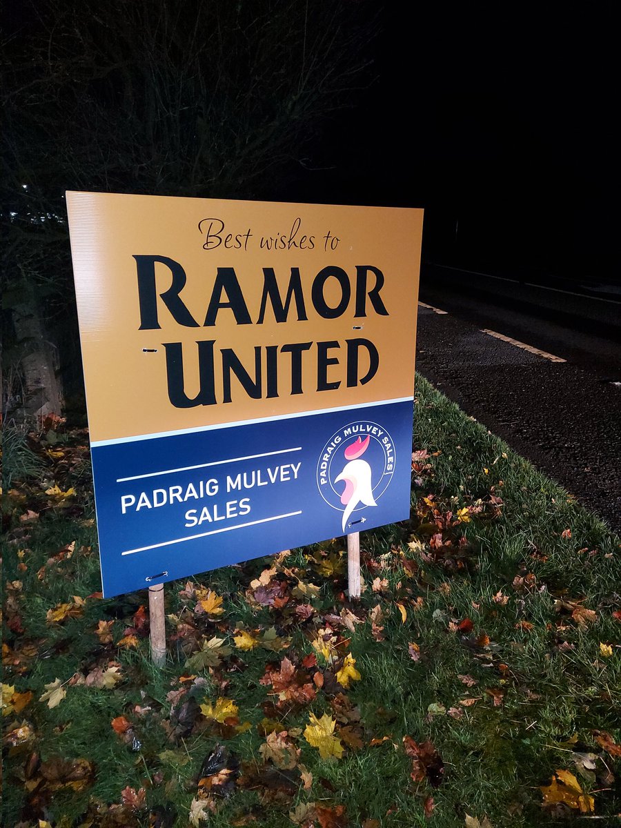 Best of Luck to Ramor Utd Team and Management Tomorrow.