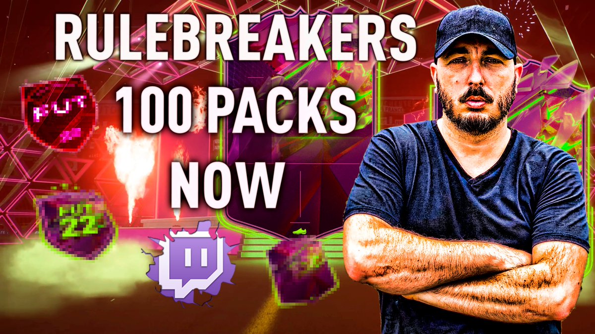 LmBreakSports's tweet photo. ON EST PARTI POUR UN GROS LIVE PACK OPENING LES AMIS !!!
ON OUVRE 100 PACKS pour la TEAM 2 !
Ici ➡️ https://t.co/DPsklrlN2V
#Rulebreakers #Twitch #FIFA22 #FUT22 #RuleBreakers2 https://t.co/cVPQfNJDqi