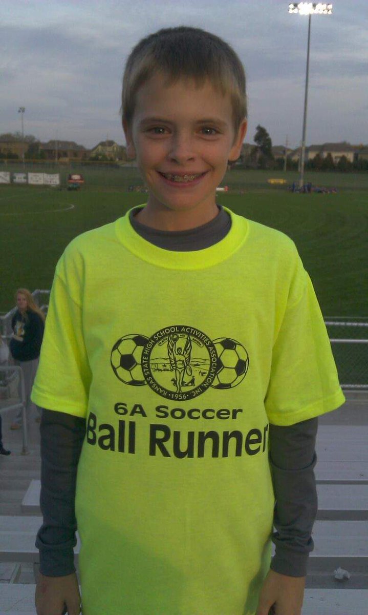 KSHSAA's tweet photo. From ball shagger in 2012 at State Soccer - to official in 2021! Staying connected to the game. #BecomeAnOfficial https://t.co/ZauFpcHxIh