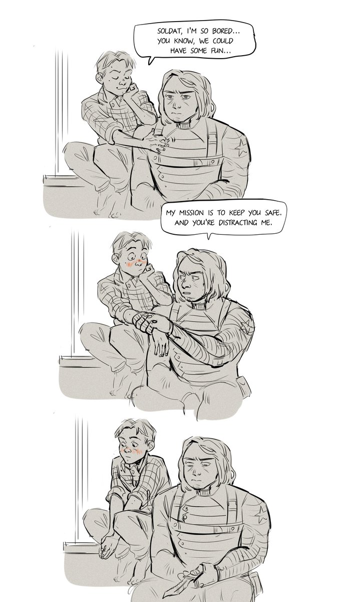 #BuckyBarnes #Zemo #winterbaron
teen Zemo as a horny disaster! he is 17 here, just kinda smol🥺 