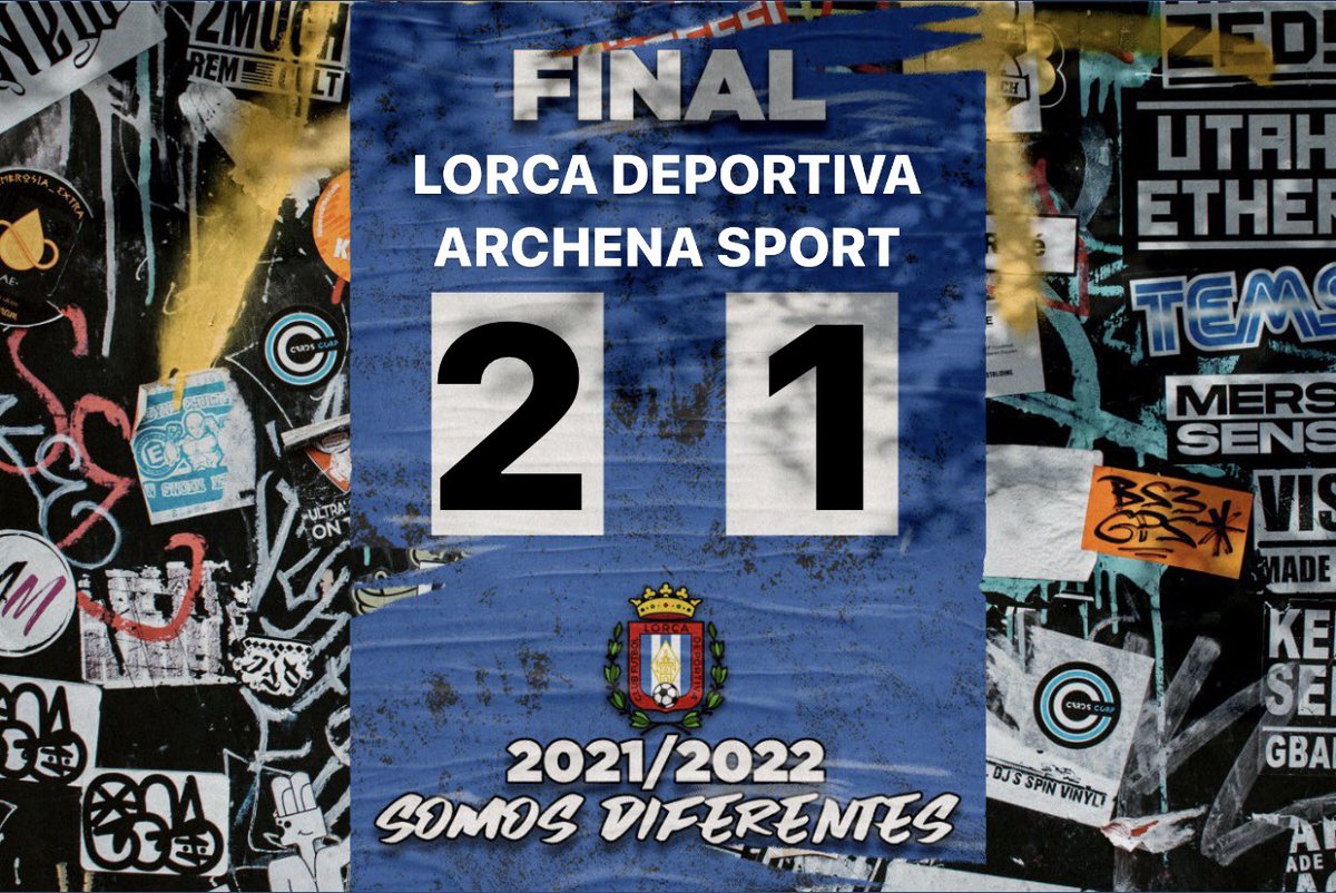 lorcadeportiva's tweet photo. FINAL 

#Lorca Deportiva 2-1 ArchenaSportFC 

⚽️ @pedja_8 
⚽️ @EncadaBorja11 

#LorcaArchena
#SomosDiferentes
⚪️🔵⚪️🔵

👏🏻 @Hvirgenalcazar @Aisla_Lorca @Prevemur #Plantiagro #Polipan #Apercom https://t.co/ZDqhzywp1o