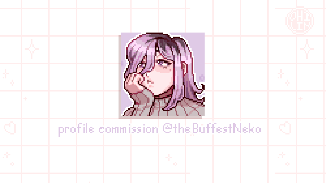 💖 Profile Comms 💖

#pixelart  #ドット絵 #twitch 