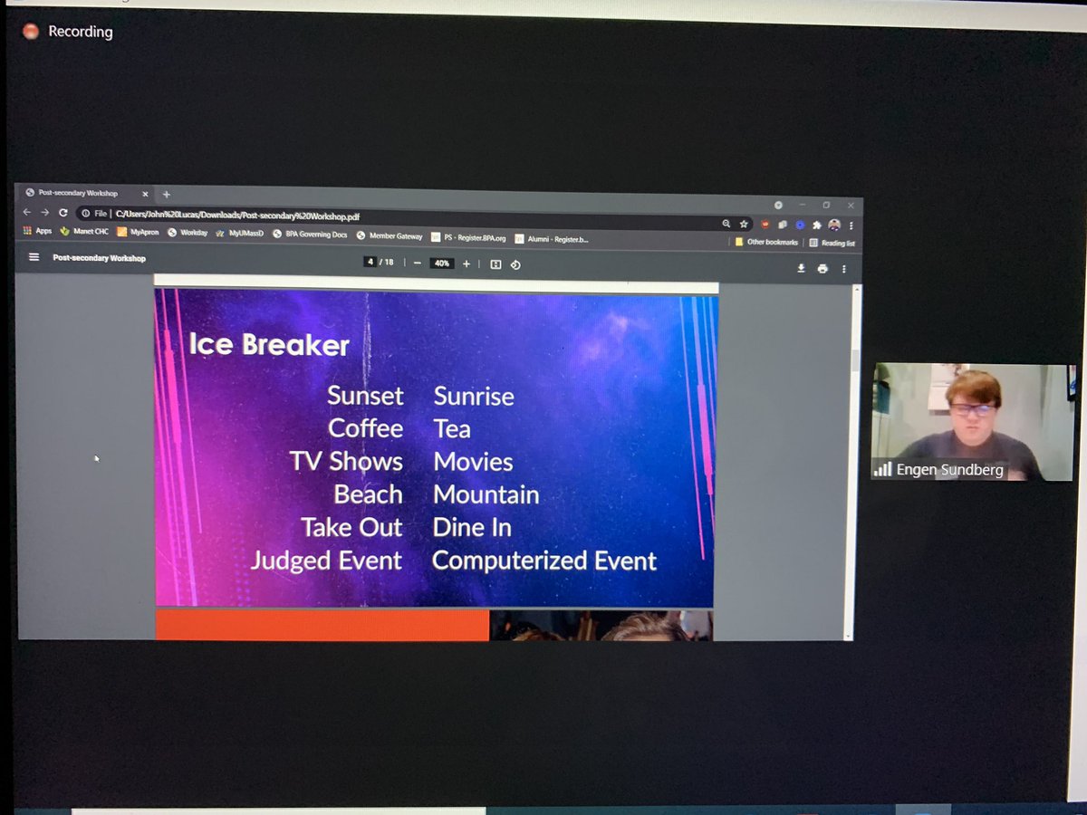 AlaskaBPA's tweet photo. What an awesome session today at the #BPAStudentLeadershipSummit! https://t.co/29skmIKmOf