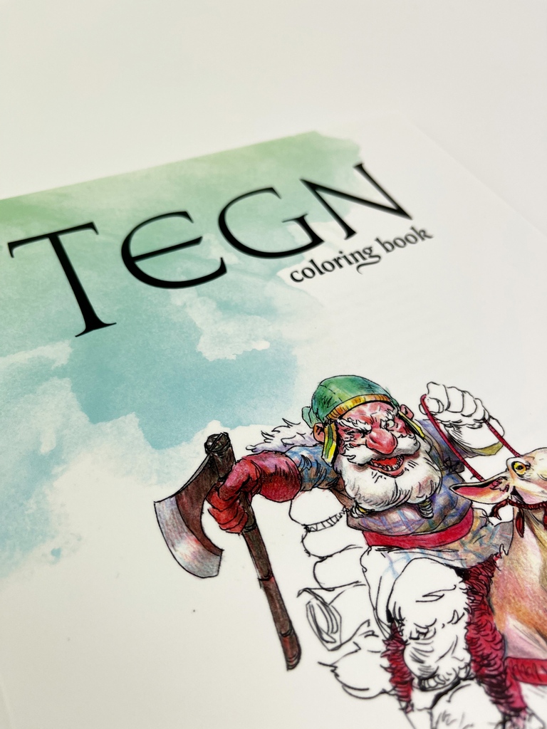 The TEGN coloring book is back!🙂⁠
⁠
If you've wanted one before, but missed the preorder, now it's your chance to get one! A limited number of books are currently available in the TEGN store — link in my bio.⁠

#tegnshop #artmerch #artmerchandise