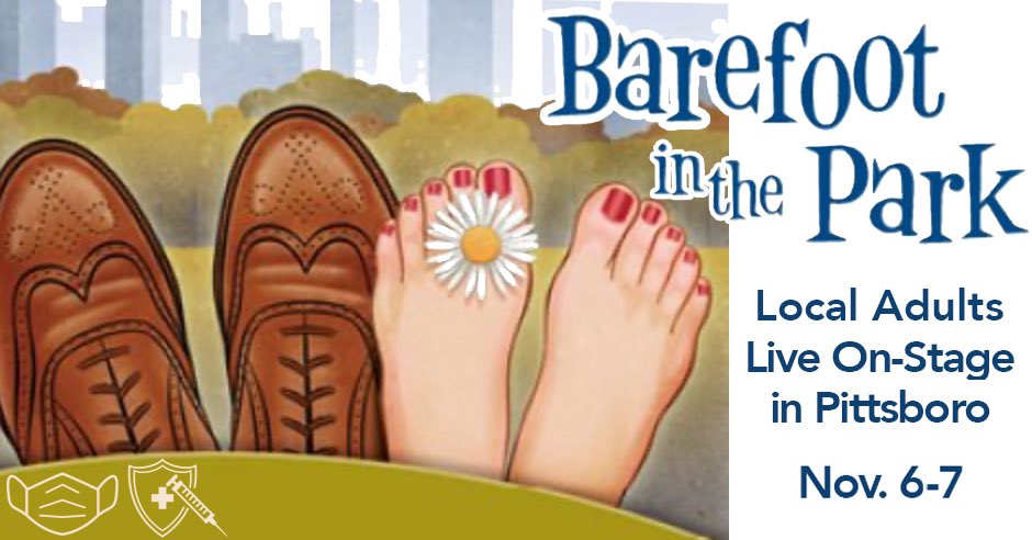 It’s opening day! Our adult cast hopes to see you at 4pm or 7pm in Pittsboro’s Sweet Bee Theater. Tickets are still available at pittsboroyouththeater.com or at the door.