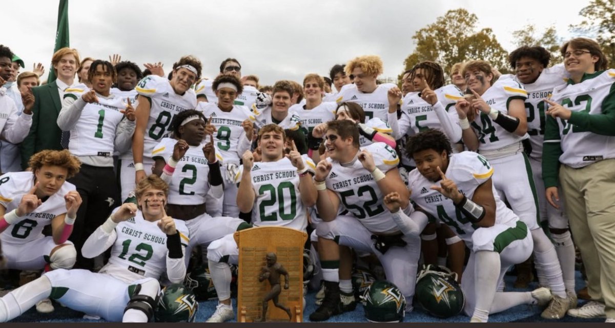 I’m proud of our <a href="/christschool/">Christ School</a>_fb team and the adversity we faced together this season. I will never forget the memories and what we were able to accomplish. Thank you to our coaches and everyone @christschool!  💚20 #Brotherhood