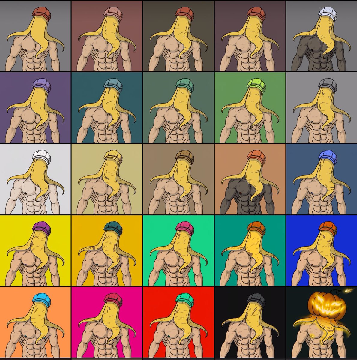 NattiwutR's tweet photo. 🍌 BANANAVERS 🍌
It is a special collection with 1000 unique designs.
Each person is unique in different situations.
Let's enjoy it together! 
https://t.co/NlQeZxJlTw

#NFT #NFTCommunity #NFTartist #NFTcollection #NFTdrop #cryptocurrency #ETH #Bananaman #bananaverse #banana #moon https://t.co/fFi6RG6bz6