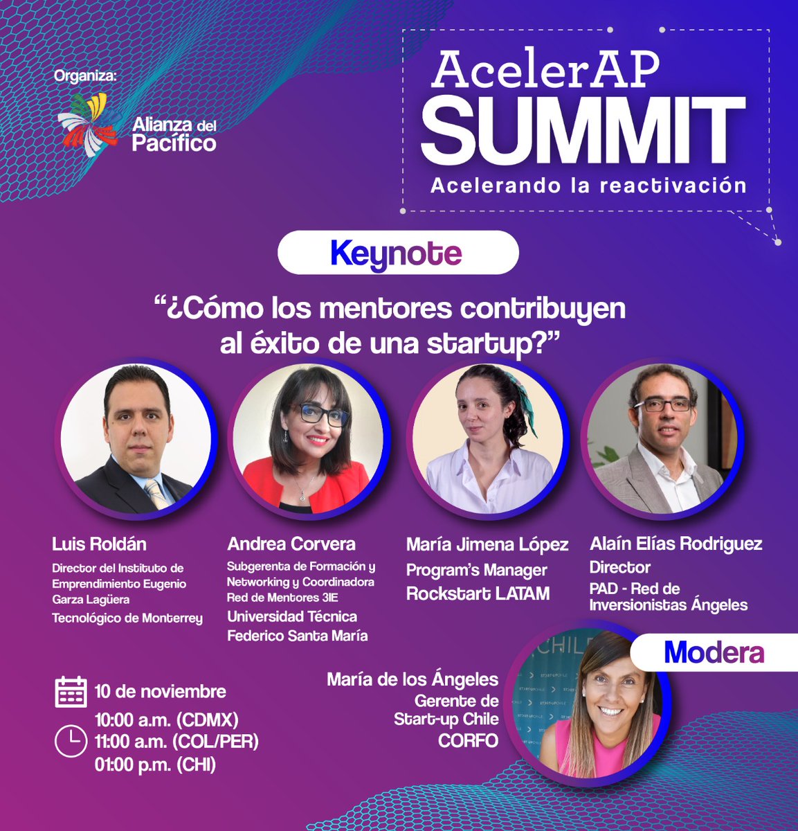 usil_ventures's tweet photo. Toda startup necesita de la experiencia para desarrollarse, crecer y seguir innovando, y es ahí donde los mentores juegan un rol importante en el proceso
¡No te pierdas #AcelerAPSummit!
📌 Día: 10 de noviembre
📌 Hora: 11:00hrs (PE/CO)
📌 Registro: https://t.co/WpE7OlNZLA https://t.co/iqj3SvtuTF