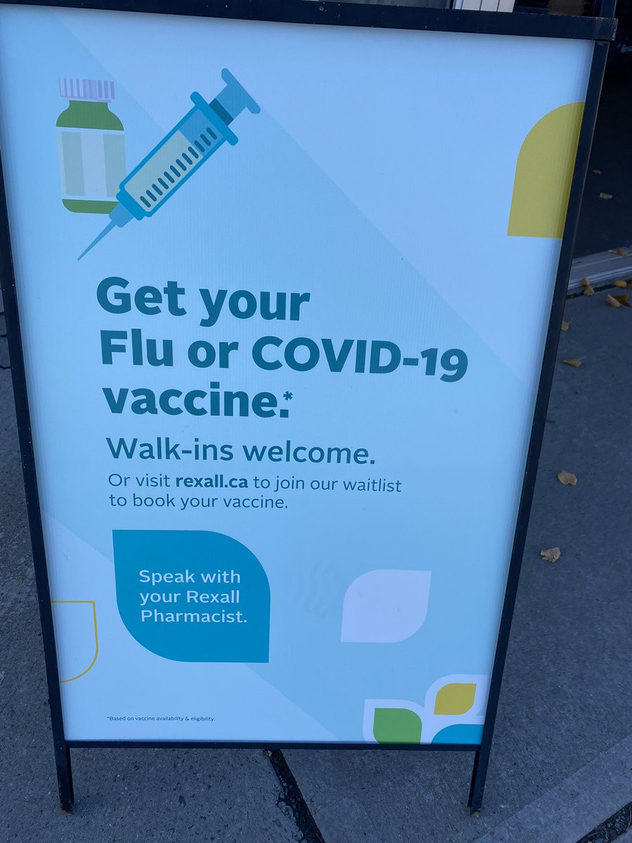 Just got seasonal #flu shot to avoid my error late 2019 of being too busy to make time &amp; then getting flu for 3 weeks. Thanks to #Rexall team on Walkley Rd for taking walk ins 10-1 PM daily and for making it easy #health #FluVaccine #wellness