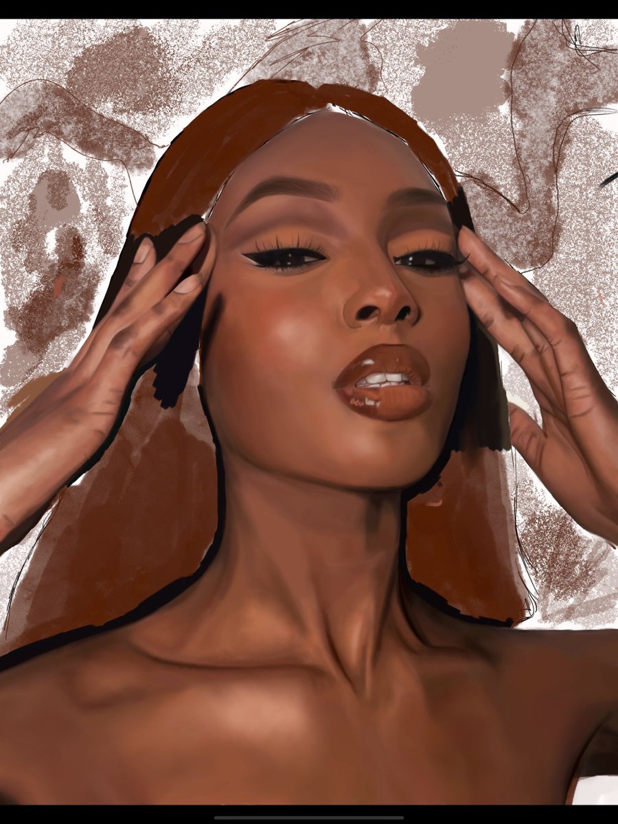 JasminReneeArt's tweet photo. Almost done with my first digital portrait😌 https://t.co/78a7gwVfAV