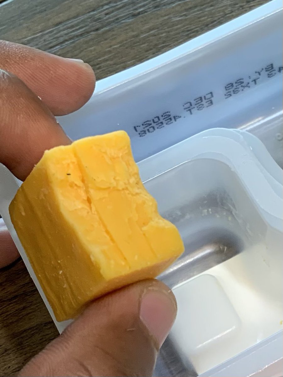 DJCyprian1's tweet photo. My little brother gon be a menace. 
Homie bit the whole stack of cheese, just straight up…… https://t.co/vvzLcTUM0b