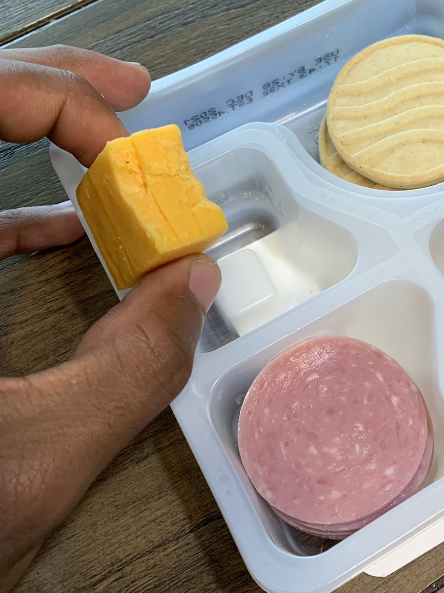 DJCyprian1's tweet photo. My little brother gon be a menace. 
Homie bit the whole stack of cheese, just straight up…… https://t.co/vvzLcTUM0b