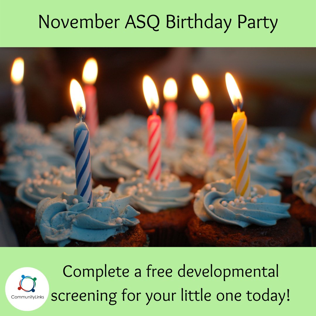 Ages &amp; Stages Questionnaires (ASQ’s) are free developmental screenings that offer insight into your child's gross motor, fine motor, communication, problem solving &amp; social emotional skills. Complete a free developmental screening for your little one today. 
#ASQ #AgesandStages